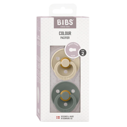 BIBS Colour Vanilla/Pine 2 pack
