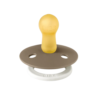 BIBS Colour GLOW Vanilla/Dark Oak 2 pack