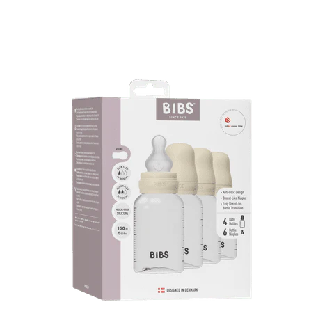 BIBS Slow Flow Tåteflasker 4 pack