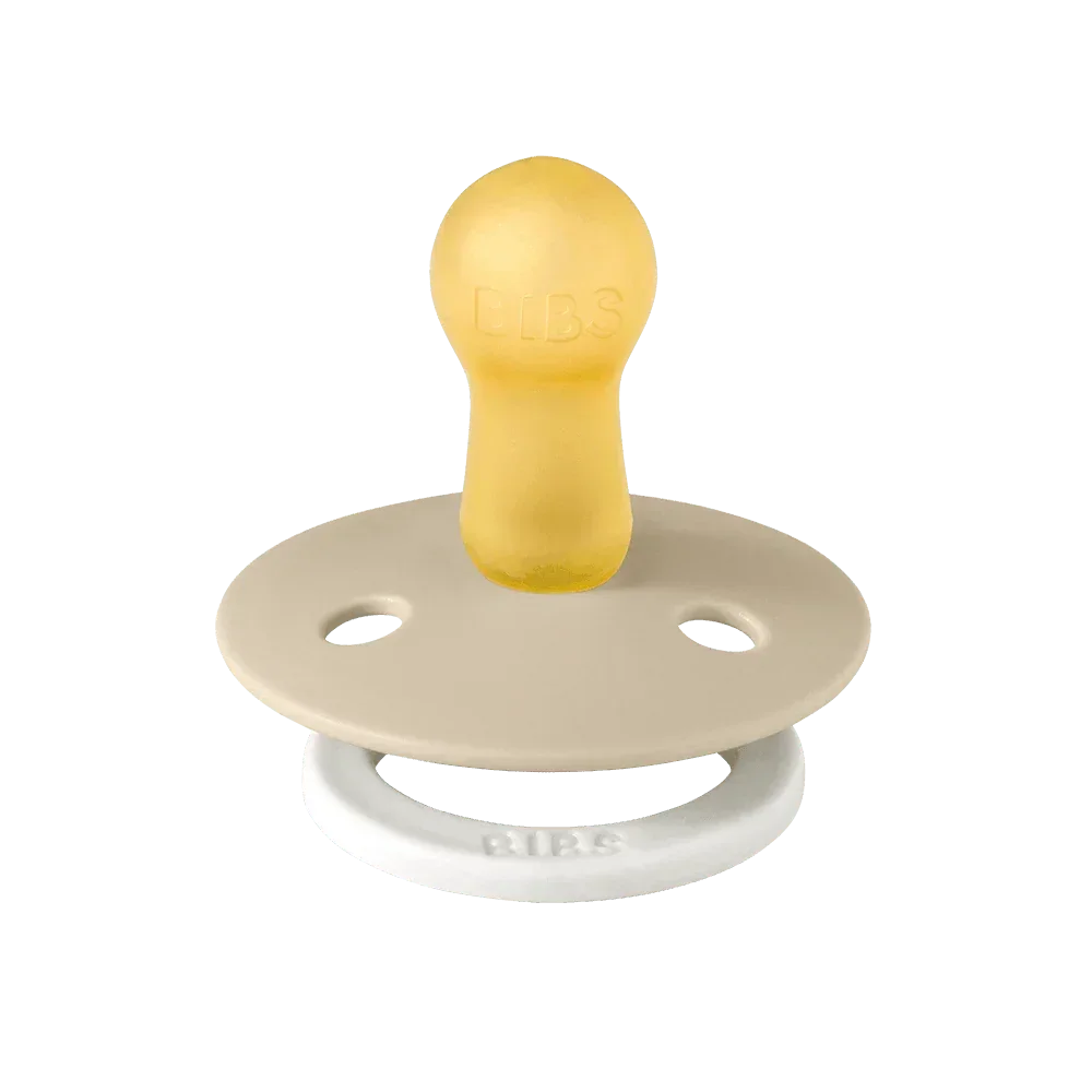 BIBS Colour GLOW Vanilla/Dark Oak 2 pack